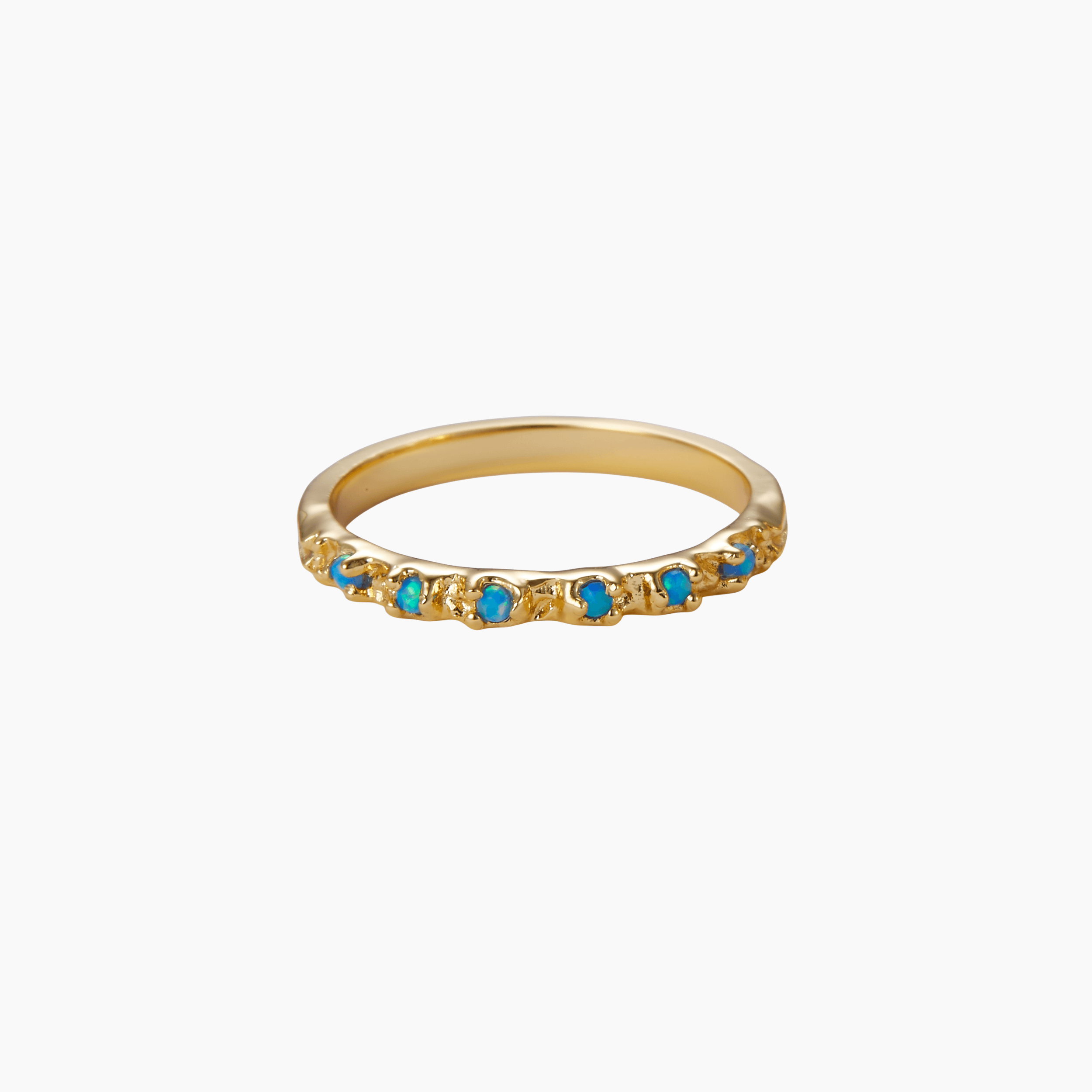 opal band ring